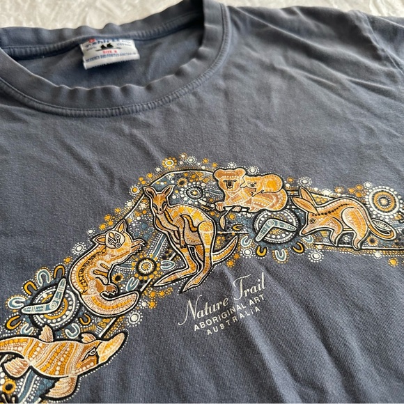 Vintage Blue Australia Graphic Tshirt - Picture 3 of 5